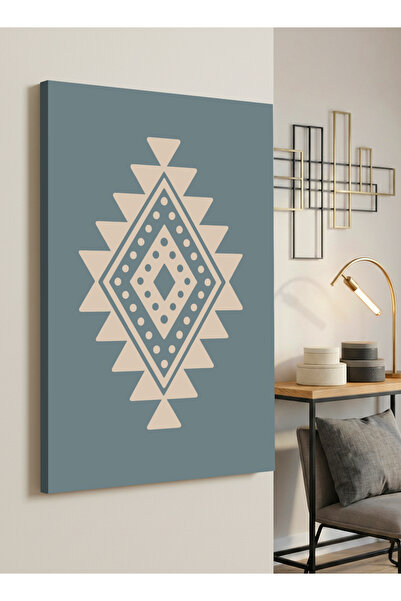 LOWHA Canvas Wall Art Stretched Over Wooden Frame with Modern Pattern