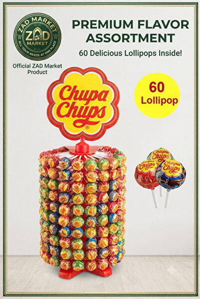 Chupa Chups Original Chupa Chups Lollipop Stand - 60 Pieces