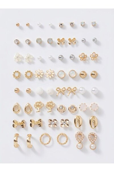 Nevara 60 Pieces/30 Pairs of Women's All-In-One Earrings Set - Various Styles...