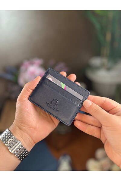 LORİS POLO Haikiki Unisex Leather Slim Card Holder