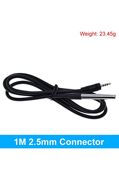 Generic Αισθητήρας Θερμοκρασίας DS18B20 Αδιάβροχος 1m με Βύσμα 2.5mm