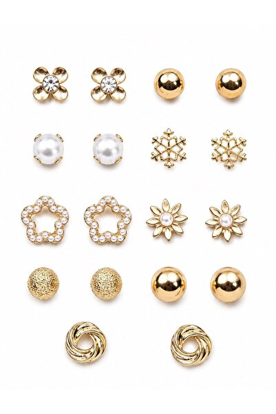 Nevara Women's Assorted Earrings Set - 9 Pairs of Stylish and Trendy Designs ...