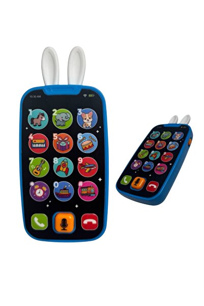 ADIRI SHOP Telefon muzical interactiv, jucărie pentru copii cu urechi iepuraș...