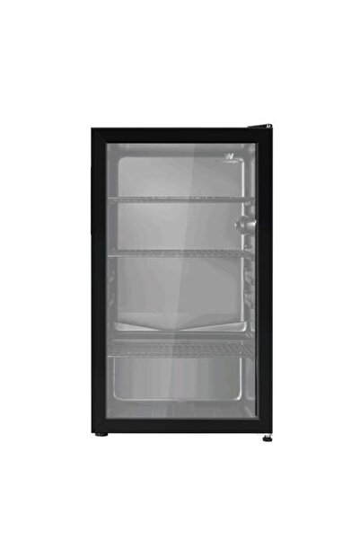 MELING Display Refrigerator, 94 Liters, 3.3 Cubic Feet, Black - MSR 122 DB