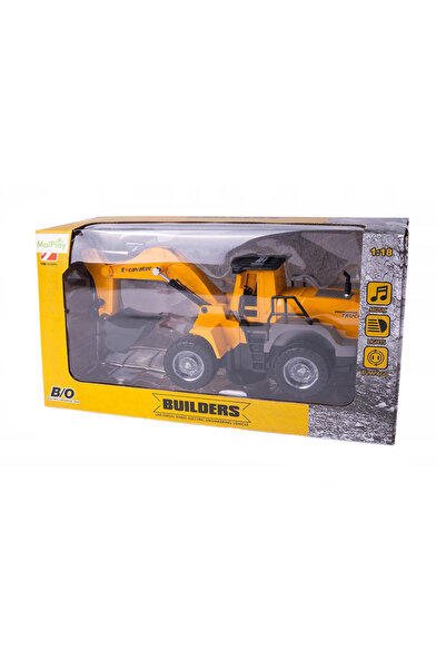 MalPlay Excavator de jucărie cu lumini și efecte sonore 1:18