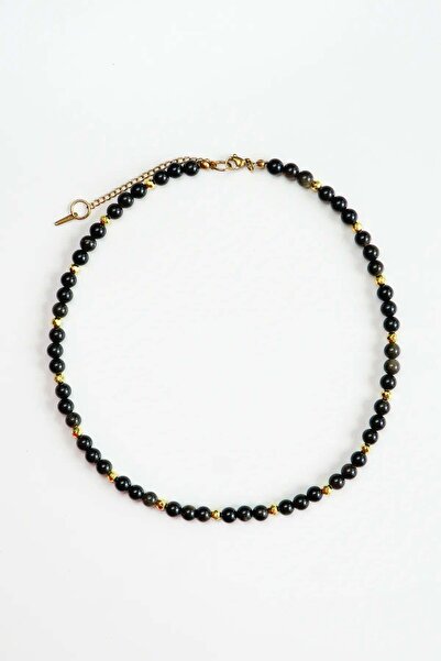 Orenda Design Obsidian Natural Stone Necklace |   Negative Energy Protection ...