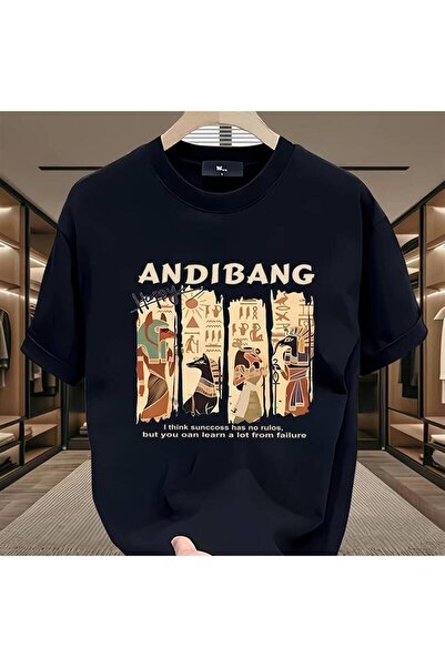 LİNA06 Fashion Brand Short-sleeved T-shirt in Summer Heavy Pure Cotton Korean...