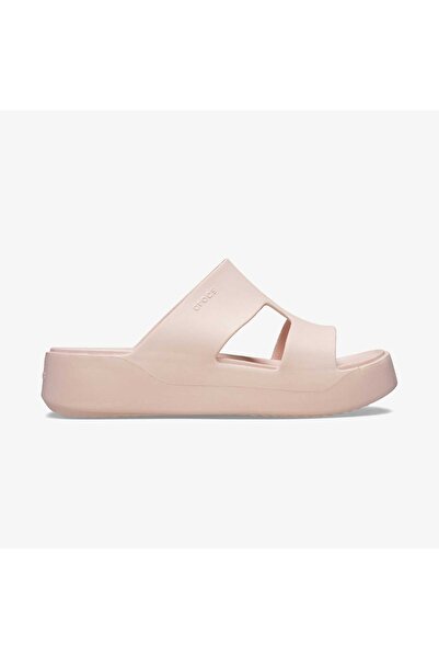 Crocs Getaway Platform H-Strap Women's Beige Slippers Juststep