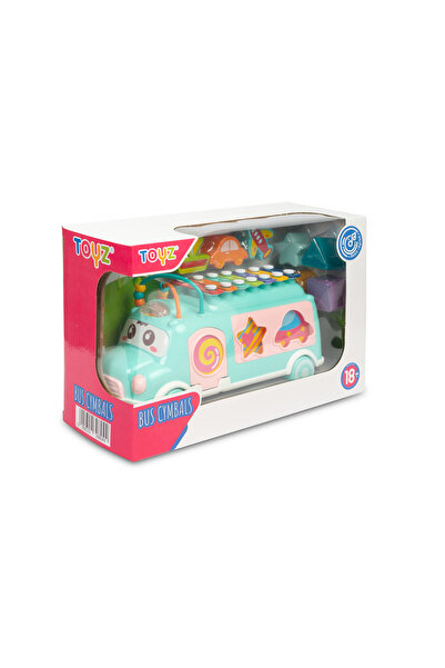 TOYZ Λεωφορείο Με Ξυλόφωνο Μουσικό Παιχνίδι για 18+ Μηνών (PL8044)