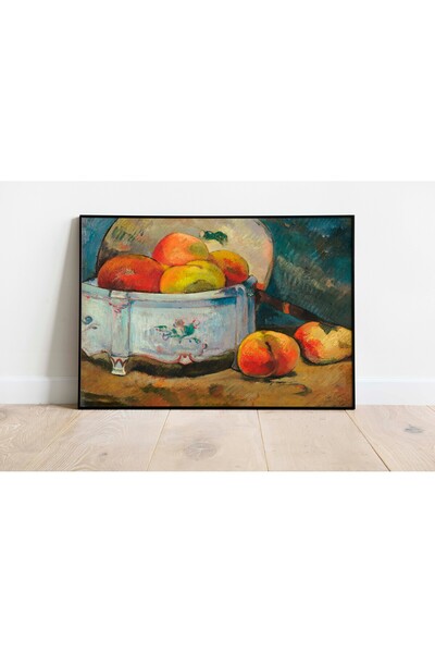 Pegziz Pictură cu natură moartă de Paul Gauguin, cu piersici | Decor de peret...