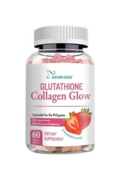 Top Choice Nature Glow Glutathione Collagen Glow Gummies Strawberry Flavor 60...