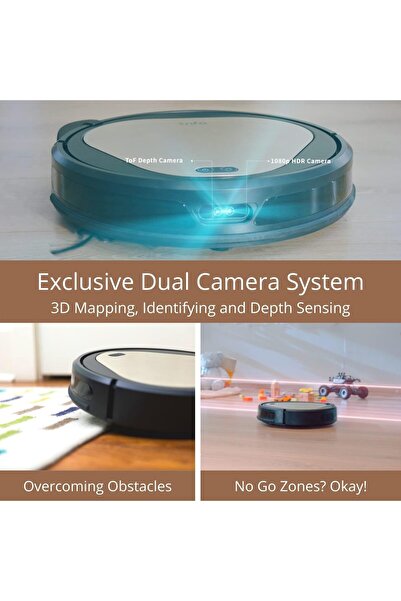 Generic Trifo robot vacuum with 1080p cameras, 4000pa, night vision, robot va...