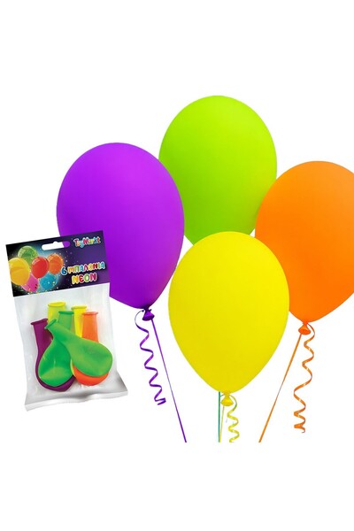 ToyMarkt Σετ 6 Μπαλόνια Νέον 26εκ. 913567