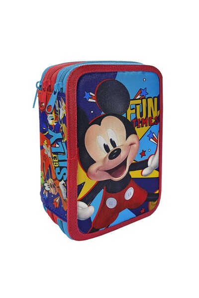 Disney Τριπλή Θήκη Μολυβιών Μίκυ 19.5x12.5x7εκ. 1004E-14052
