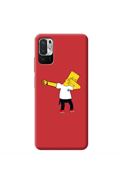 Other Xiaomi Redmi Note 10 Pro 5G Simpsons2 Red Colored Silicone TPU Θήκη