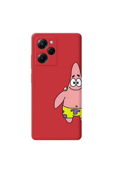 Other Xiaomi Poco X5 Pro Spong 1 Red Colored Silicone TPU Θήκη