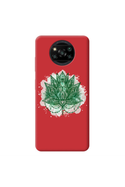 Other Xiaomi Poco X3 /X3 Pro Witch leaf Red Colored Silicone TPU Θήκη