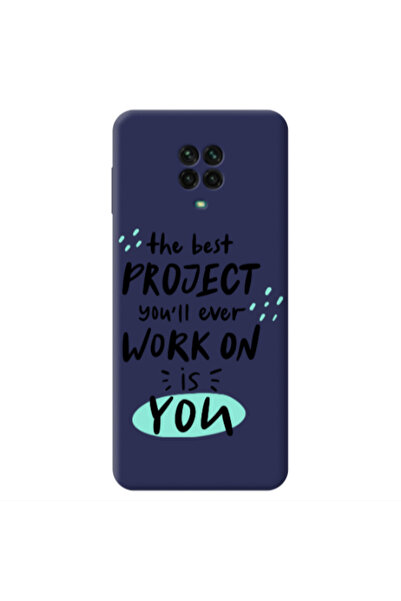 Other Xiaomi Redmi Note 9 Pro The Best Project Dark blue Colored Silicone TPU...