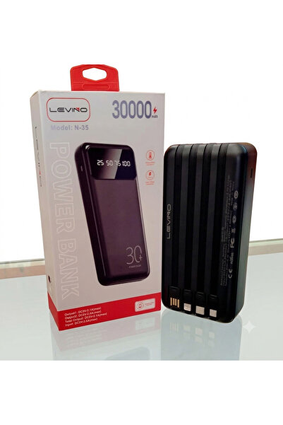 Generic 30000mAh Ultra-High Capacity Fast Charging Power Bank with Digital Di...