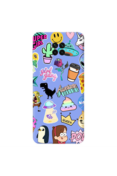 Other Xiaomi Redmi Note 9 Pro Cartoon queen Light Purple Colored Silicone TPU...