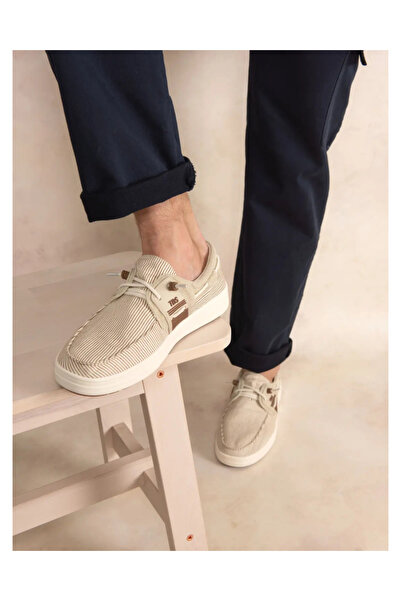 Tbs Geoboat Raye Off-White Boat Shoes