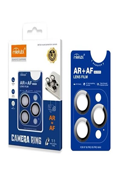Mietubl Folie de protectie camera spate metal pentru Apple Iphone 16 Pro/16 P...