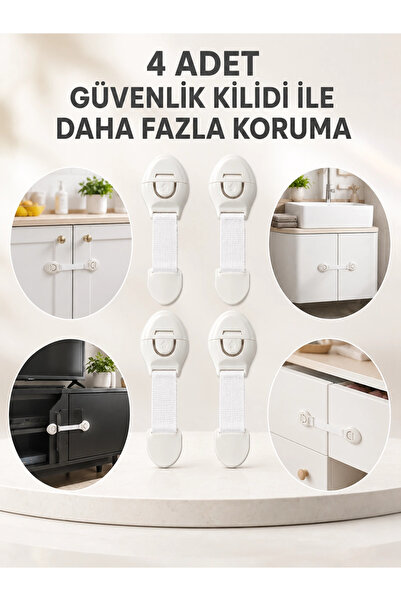 Generic Brand قفل خزانة أمان بقفل 4 أرقام