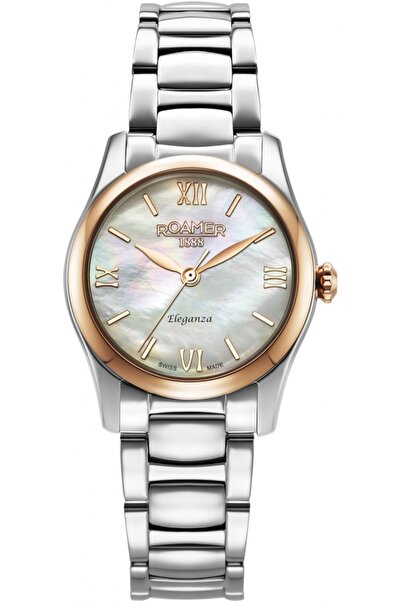 Roamer Ceas de damă 974847 49 20 20 — argintiu, clasic, potrivit pentru înot.