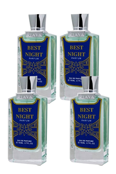 RIAVA PERFUMES 4 قطع من أفضل عطور الليل 75 مل