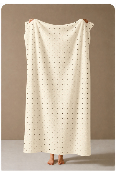 milroma Minimal Polka Dot Patterned 70X150 Beach Towel