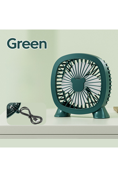 Choice1 Green Portable Summer Mini Electric Fan For Home Office School Outdoo...
