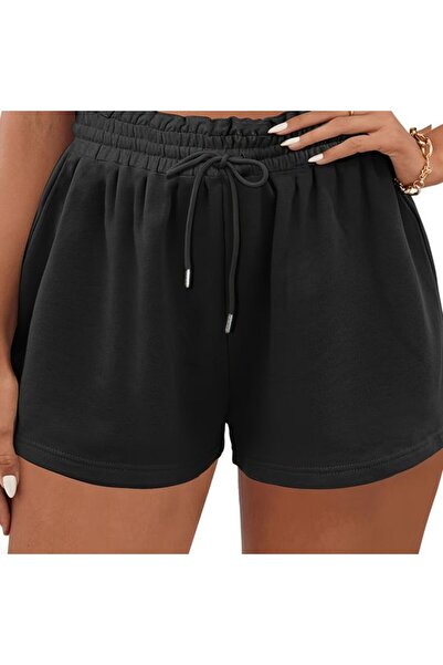classy moda Black Plain Comfortable Fit Plus Size Shorts & Bermuda Shorts