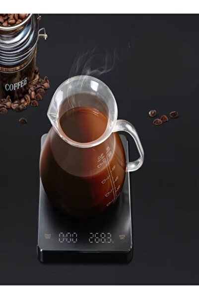 Generic Digital Coffee Scale with Timer, 3 KG/0.1 g Rechargeable Kitchen Scal...