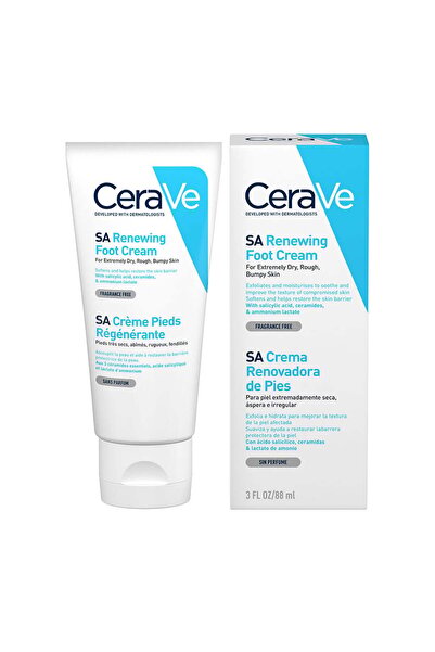 CeraVe Cremă reparatoare pentru picioare, Cremă pentru picioare, 88 ml