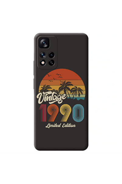 Other Xiaomi Redmi Note 11 Pro 5G Vintage Black Colored Silicone TPU Θήκη