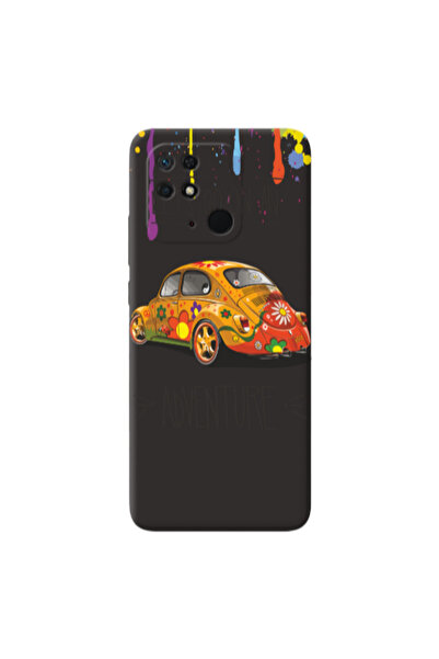 Other Xiaomi Redmi 10C Adventure Black Colored Silicone TPU Θήκη