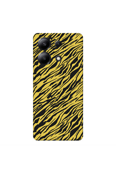 Other Xiaomi Redmi Note 13 4G Black zebra Yellow Colored Silicone TPU Θήκη