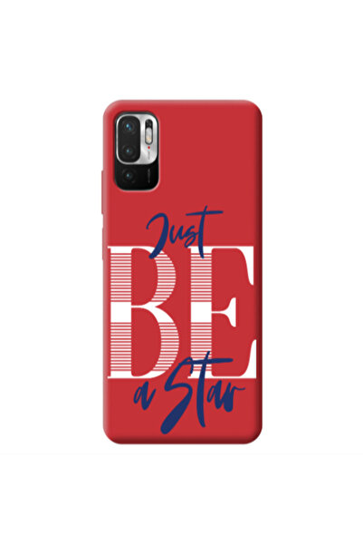 Other Xiaomi Redmi Note 10 Pro 5G Just Be a Star Red Colored Silicone TPU Θήκη