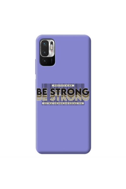 Other Xiaomi Redmi Note 10 Pro 5G Positivemind Purple Colored Silicone TPU Θήκη