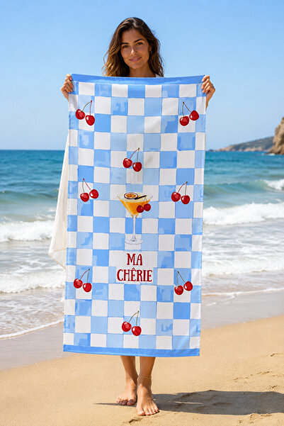 minilee children's happiness Patterned Beach Towel 75X150 cm - Women's Sea Po...