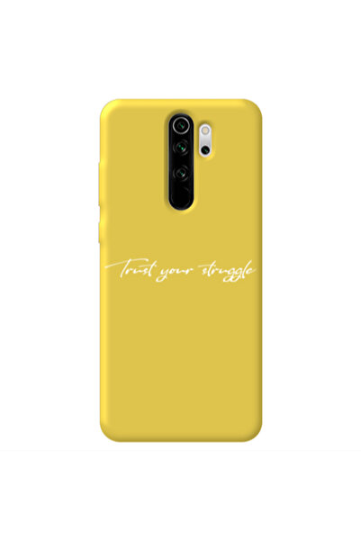 Other Xiaomi Redmi Note 8 Pro Trust your struggle Yellow Colored Silicone TPU...