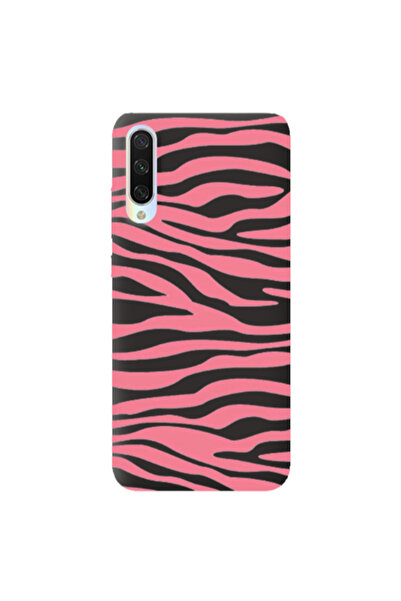 Other Xiaomi Mi 9 Lite Pink Zebra Black Colored Silicone TPU Θήκη