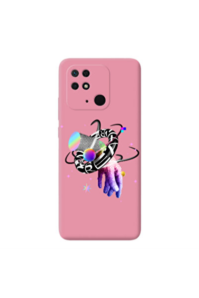 Other Xiaomi Redmi 10C Y2k Pink Colored Silicone TPU Θήκη