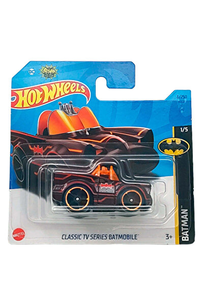 HOT WHEELS Seria TV clasică Batmobilul stilizat roșu (SC) Carton presat