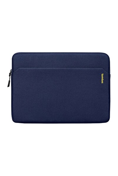 Tomtoc Light-A18 Husă pentru laptop de 15 inch cu buzunar, Albastru marin