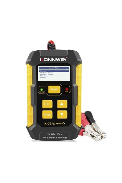 Tradesor Ελεγκτής Μπαταριών Αυτοκινήτου 12V-TESTER - 1740209/05 - Konnwei - 1...