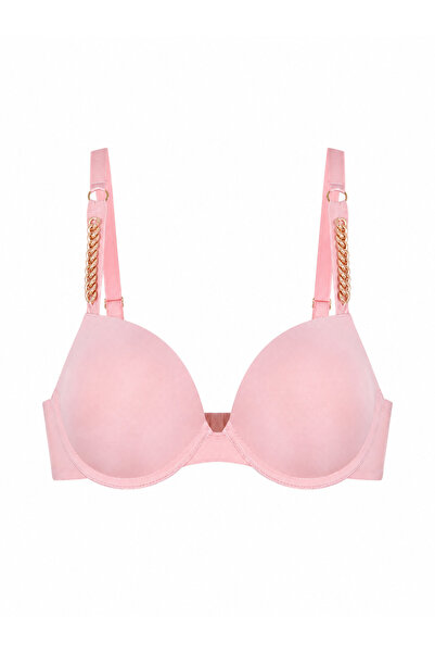 Wonna 2571-S New Chain-Strapped Padded Bra/75B Pink