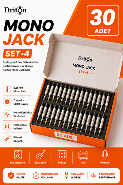 DRİTON Mono Jack Set 30 Pieces Set-4