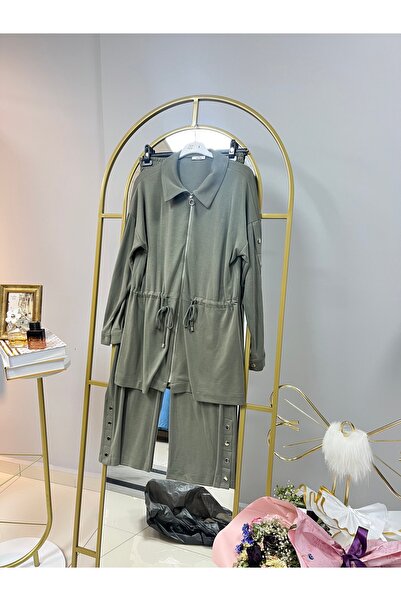 MODA İKLİM Kadın tesettür ikili pantolon tunik takım