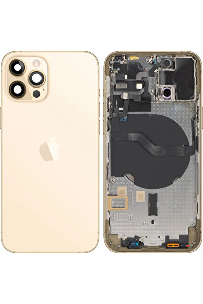 Apple Заден капак за iPhone 12 Pro, със среден корпус, златист, Суап